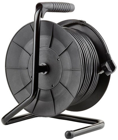 Enzo technik kabelhaspel h05 3x1,5qmm 50m zwart - 1167274