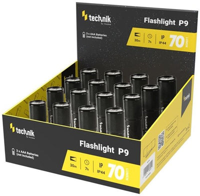 Enzo technik led zaklamp aluminium 3xaaa 70 lumen - 5720130
