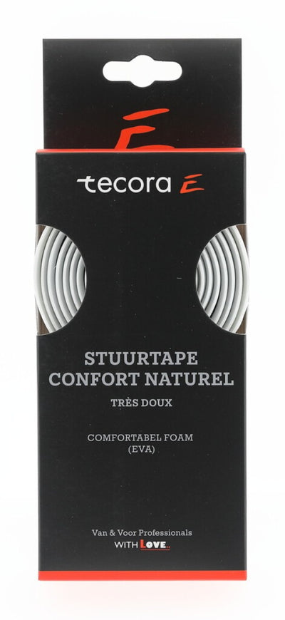 Tecora  e stuurlint confort naturel, ø2,5x30mm, 1.8m, wit