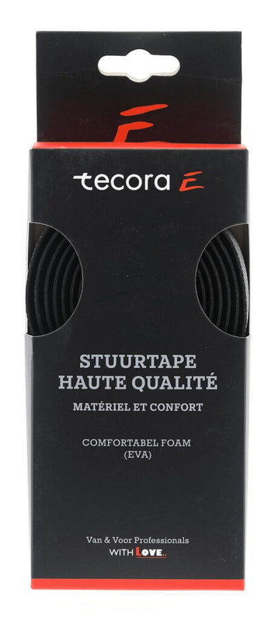 Tecora  e stuurlint haute qualité luxe, ø2.5x30mm, 2m, zwart