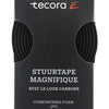 Tecora  e stuurlint magnifique carbon look, ø2.5x30mm, 2m, zw