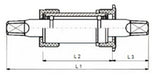Tecora bsa trapas 127mm met aluminium cups - afbeelding 2