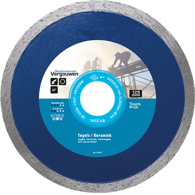 Vg diamantzaag 125 22.2mm tegels profi