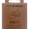 Tektro schijfremblokken brake pads e10.11 organic