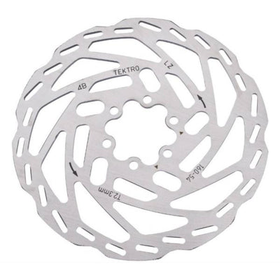 Tektro schijfrem rotor tr160-54 ø160 2.3mm, zilver