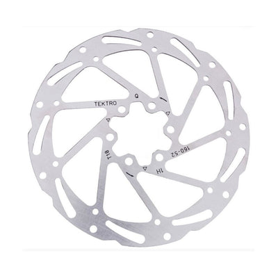 Tektro schijfrem rotor tr180-52 ø180x1.85mm, zilver