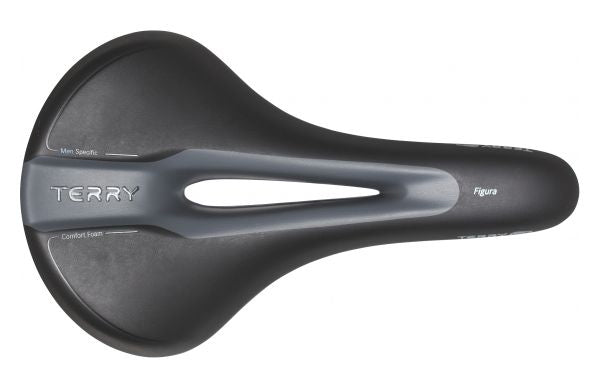 Terry zadel Figura Max heren zwart