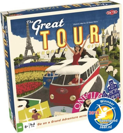 spel the great tour, ga met de bus op avontuur in europa