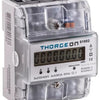 Enzo thorgeon kwh meter 3-fase digitaal transparant 80a + puls - 4518255