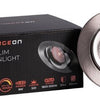 Enzo thorgeon led inbouwspot 8,2w dimtowarm 96mm rond verstelbaar geschuurd staal - led4682