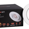 Enzo thorgeon led inbouwspot 8,2w dimtowarm 96mm rond verstelbaar wit - led4680