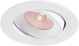 Enzo thorgeon led inbouwspot 8,2w dimtowarm 96mm rond verstelbaar wit - led4680 - afbeelding 1