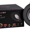 Enzo thorgeon led inbouwspot 8,2w dimtowarm 96mm rond verstelbaar zwart - led4681