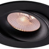 Enzo thorgeon led inbouwspot 8,2w dimtowarm 96mm rond verstelbaar zwart - led4681