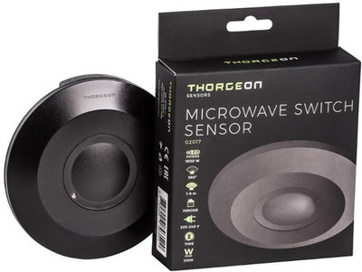 Enzo thorgeon radar bewegingssensor opbouw plafond 360 graden zwart - 3900541