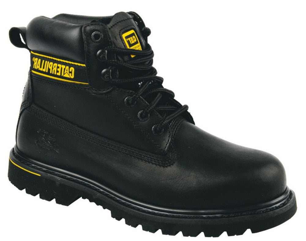 Cat holton 708030 hoog s3 goodyear welted zool | werkschoen | zwart | maat 40 - 11.030.004.40 11.030.004.40