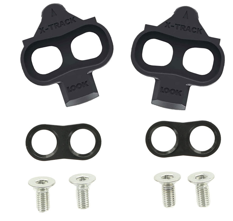 Look schoenplaatjes x-track mtb 6° grijs