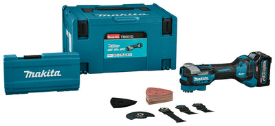 Makita tm001gz03 xgt 40 v max multitool zonder accu`s en lader, met accessoire set in m-box - tm001gz03