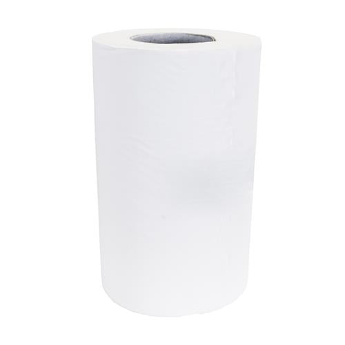 Towlers poetspapier b=22cm l=70mtr wit 2-laags pp rol (12) | 12 stuks