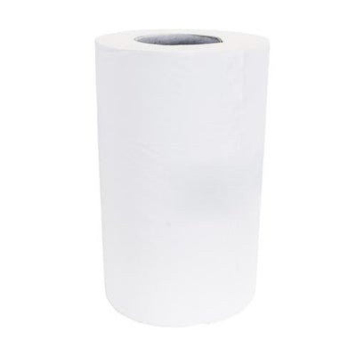 Towlers poetspapier b=22cm l=70mtr wit 2-laags pp rol (12) | 12 stuk stuks