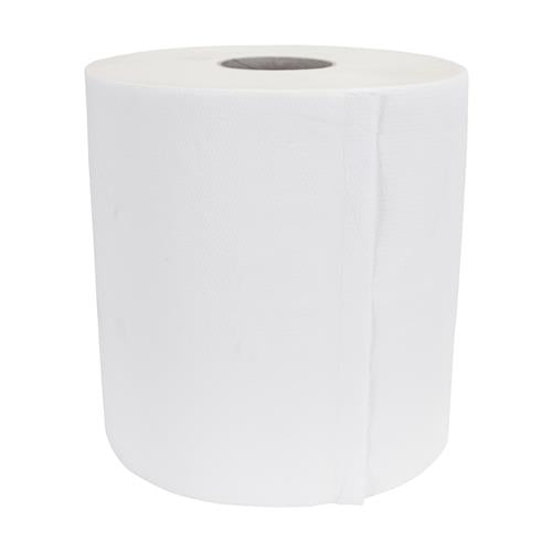 Towlers poetspapier b=23cm l=350mtr wit 1-laags pp rol (6) | 6 stuks