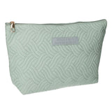Traveller toilettas beauty bag wave turquoise 30cm x 19.5cm - afbeelding 1