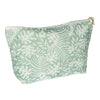 Traveller toilettas palm groen wit 30cm x 19.5cm
