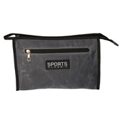 Traveller toilettas sports classic military grijs blauw 30cm x 24cm - afbeelding 3