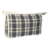 Traveller toilettas tweed ruit 26x16cm - afbeelding 1