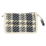 Traveller spiegeltas tweed ruit 16.5x11cm - afbeelding 3