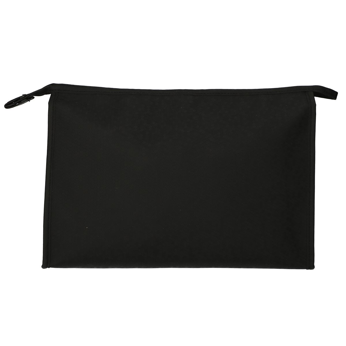 Traveller toilettas rits horizontaal zwart 35x24 cm