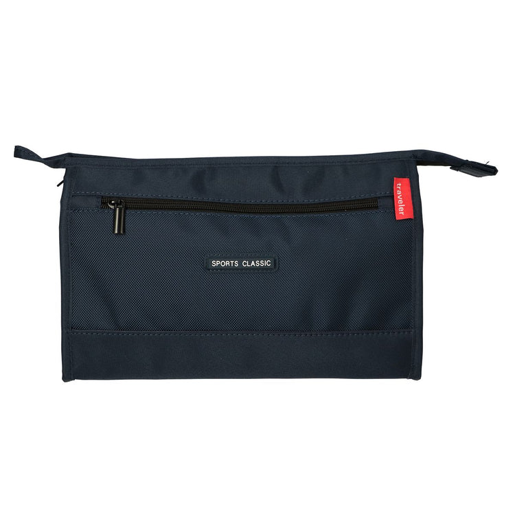 Traveller toilettas sports classic blauw 30x19.5cm