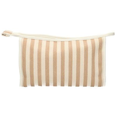 Traveller toilettas summer khaki gestreept 29cm x 19,5cm