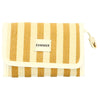 Traveller spiegeltas summer geel gestreept 17cm x 11cm