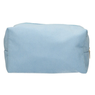 Traveller toilettas rib waterdicht blauw 24,5cm x 18,5cm