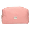 Traveller toilettas rib waterdicht roze 24,5cm x 18,5cm