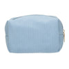 Traveller beautybag rib waterdicht blauw 20cm x 11,5cm