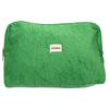 Traveller toilettas badstof groen 28cm x 20cm