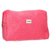 Traveller toilettas badstof roze 28cm x 20cm