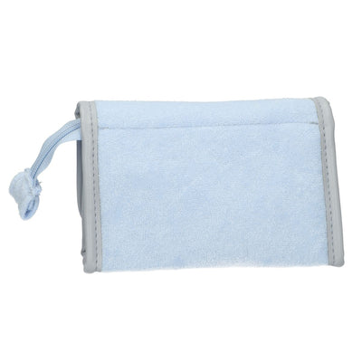 Traveller spiegeltas badstof blauw 16,5cm x 12cm