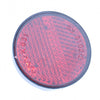 Hi-point achterreflector 41 mm per stuk rood