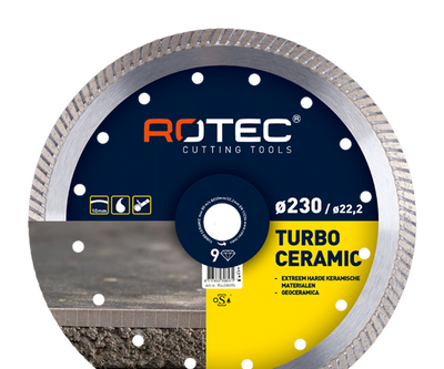 Rotec 704.2303ts turbo ceramic', ø230x22,2mm - 704.2303ts