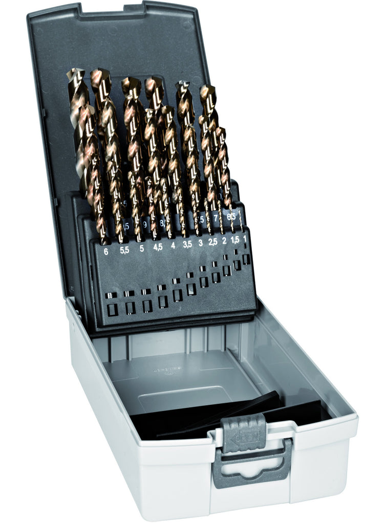 Bahco hss-e borenset | kobalt | voor metaal - 25-delig - 4511-set-25