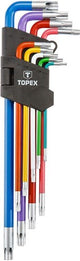 Enzo topex tx-sleutelset torx 9 delig lang - 6479045