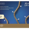 Enzo touw guirlande jute led l390cm 40lamps op trafo - 5510120