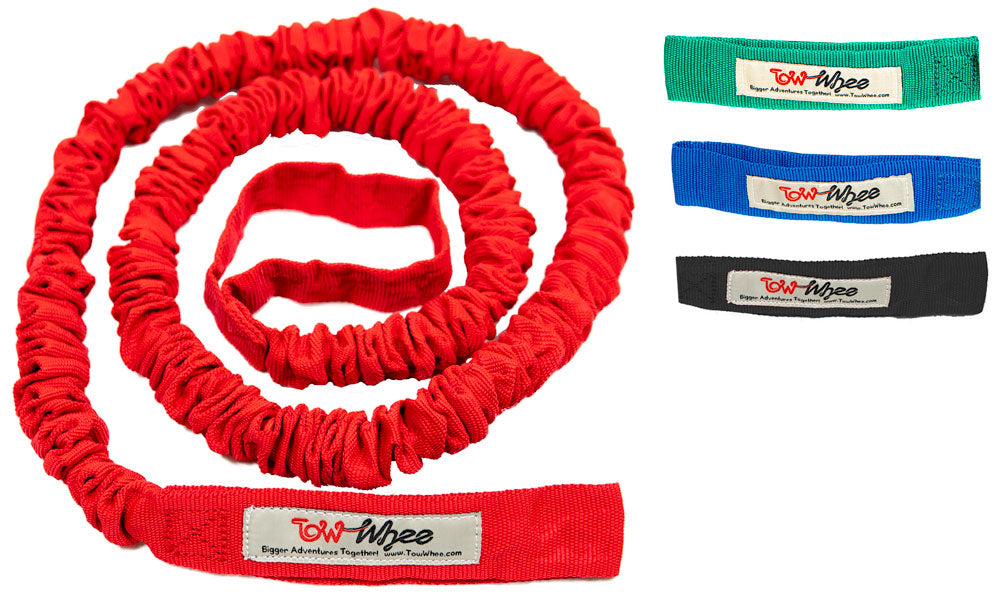 Towwhee bungee tow strap | blue (skitouren winter)