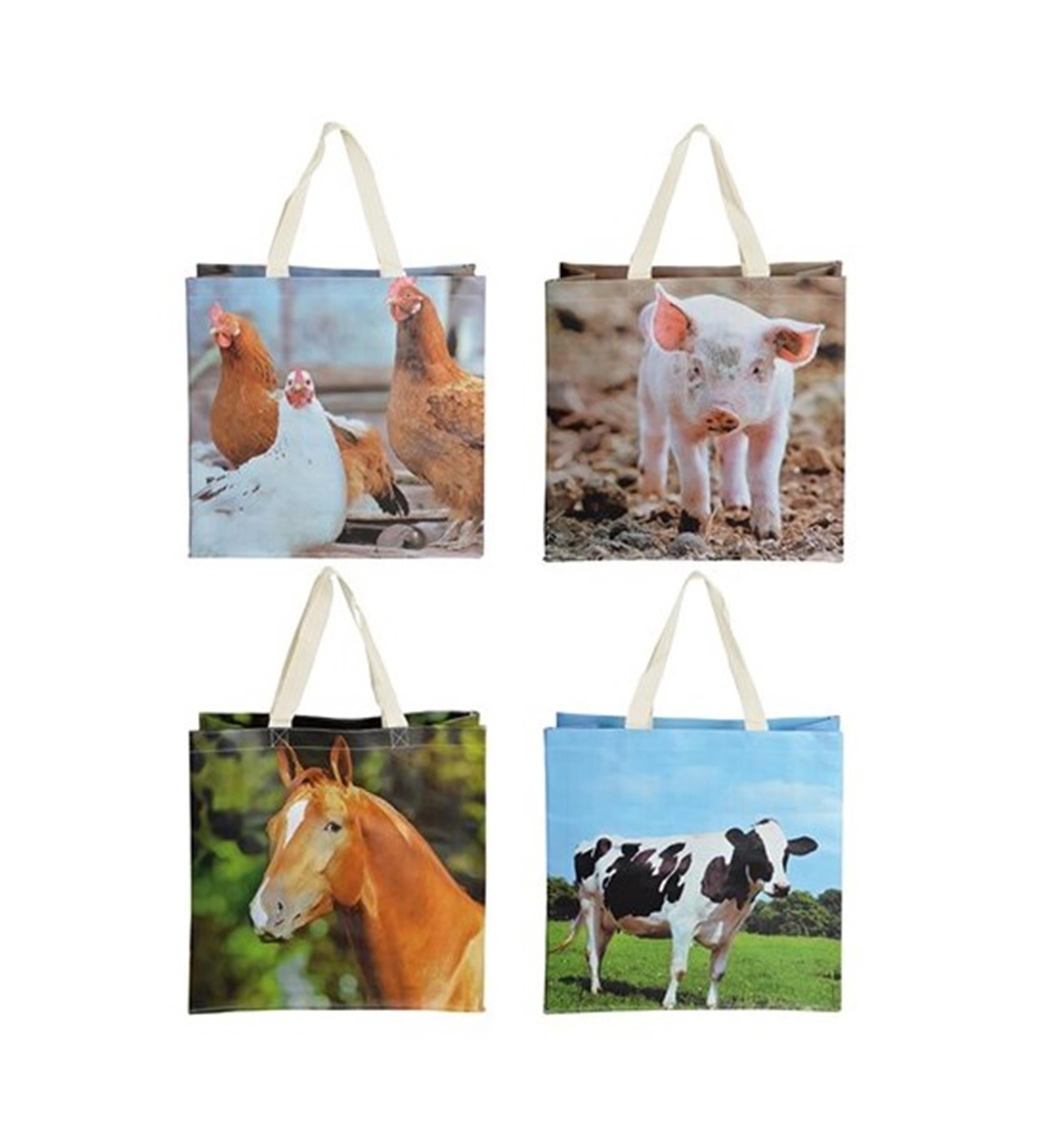 Esschert design boodschappentas boerderijdieren