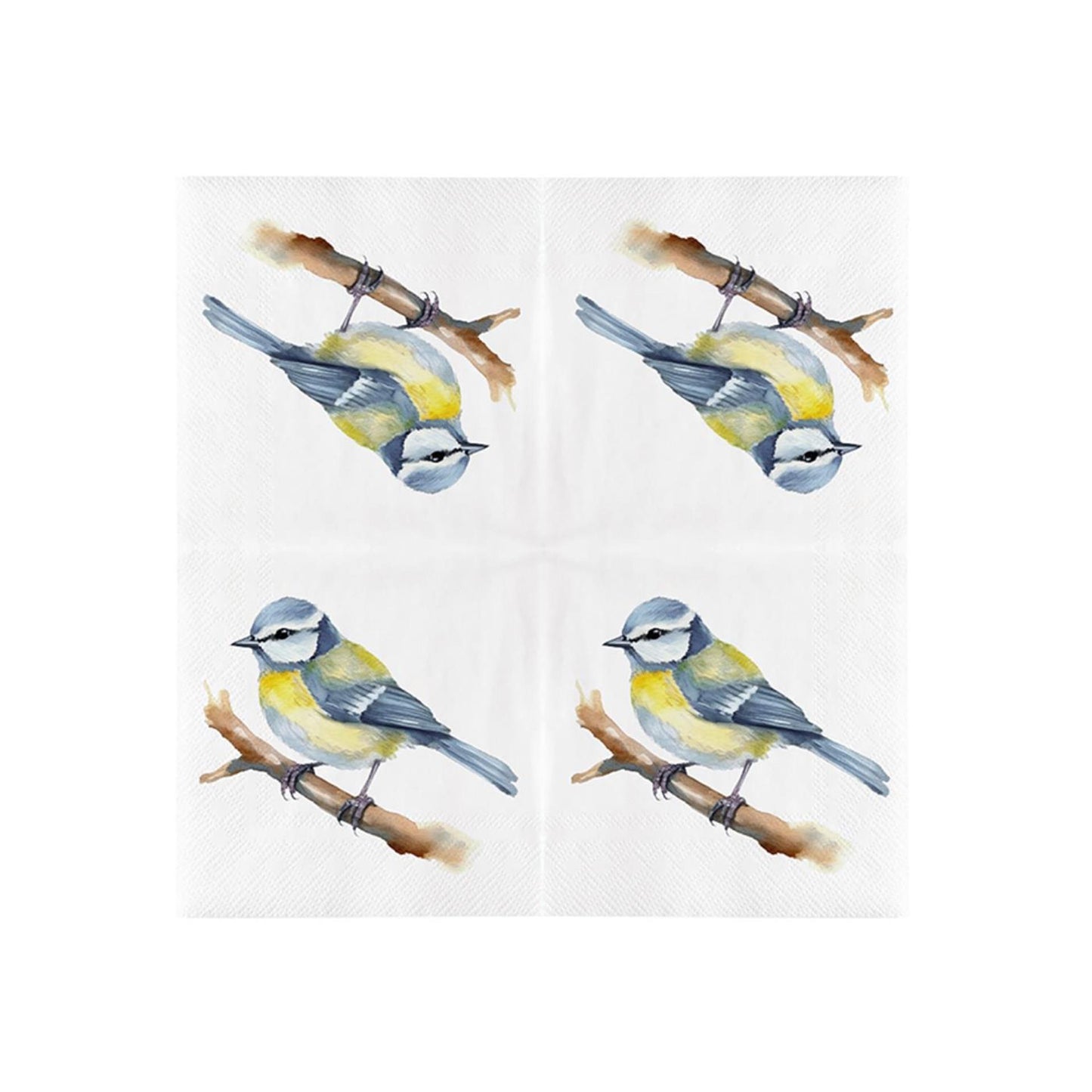 Esschert design papieren servet. pimpelmees 33x33cm