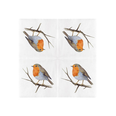 Esschert design papieren servet. roodborst 33x33cm