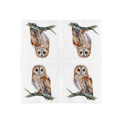 Esschert design papieren servetten uil 33x33cm